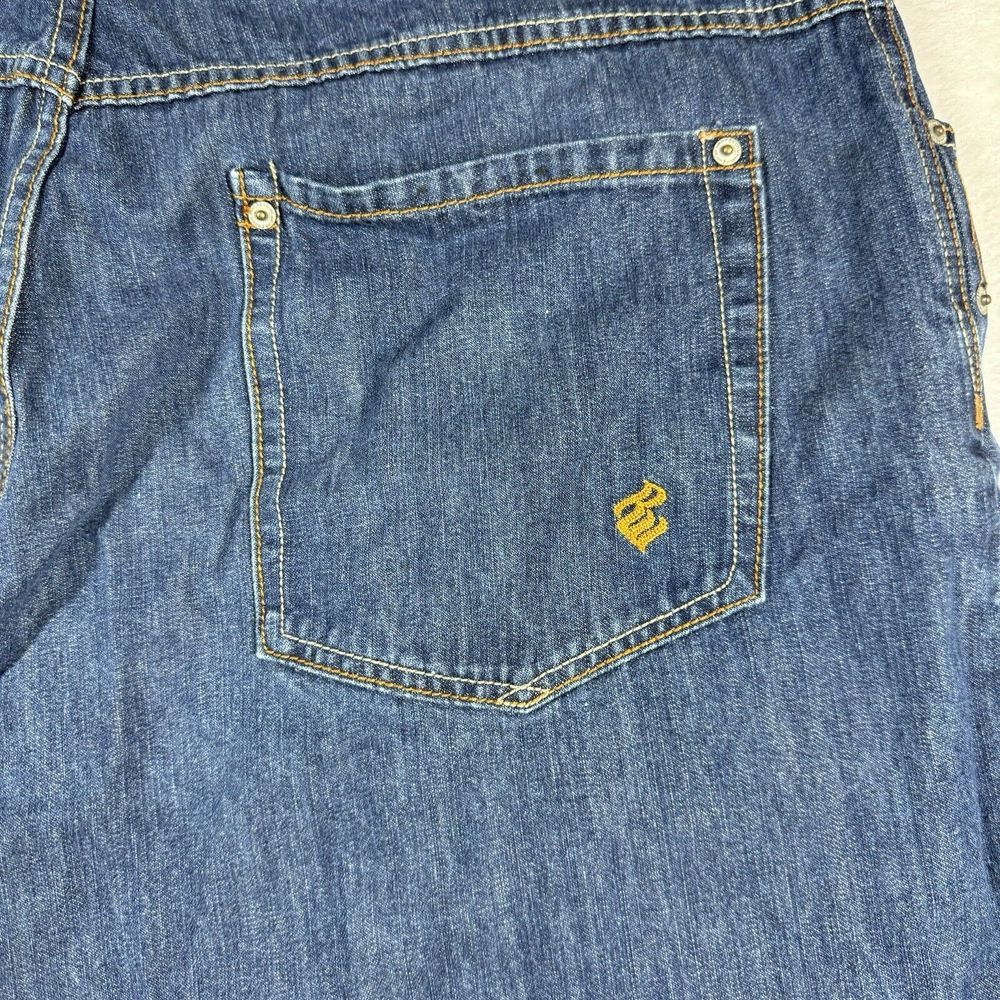 Y2K Rocawear Size 42Tab‎ Jean Carpenter Baggy Jorts Skate Grunge Hip Hop Rave - Picture 7 of 11